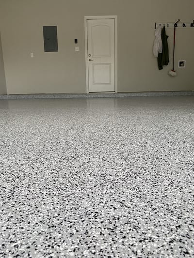 Epoxy Garage Flake Flooring 