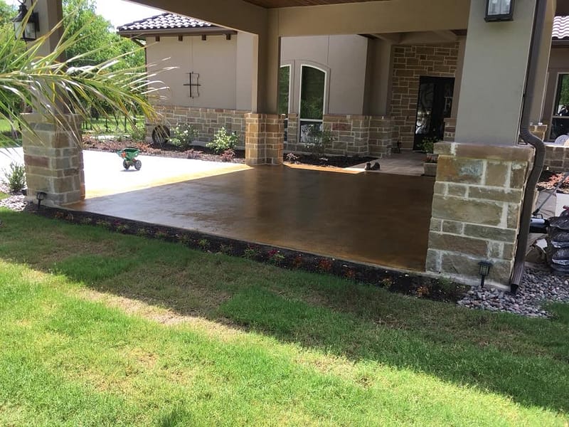 Concrete Patio Coatings Installation